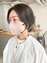 ピボット 北千住(PIVOT)&nbsp;大人可愛い20代30代40代黒髪前下がりショートボブ丸みショート