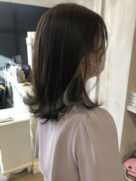 キャアリー(Caary) 福山美容室Caary 大人気イルミナカラー　グレージュミディ