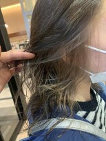 ナップヘアー NAP hair イヤリングカラー×ホワイトベージュ