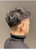 スパイキーショート ジェットモヒカン ワイルドアップバング