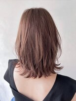 リヤン 表参道(lyann)&nbsp;ブルーサファイアグレージュカラーミストバング栗色美髪黒髪