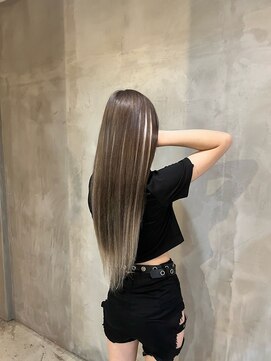 ルフレ 新宿本店1st(Reflet) お客様カタログ＃新宿髪質改善ブリーチハイトーンエクステ韓国