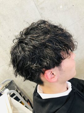 エヌアンドエー 草加店(N&A) メンズウェーブヘア・簡単メンズスタイリング・アッシュブラック