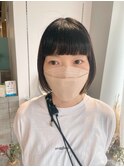 イヤリングカラー x ボブ