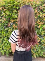 ネオヘアー 曳舟店(NEO Hair)&nbsp;裾カラーピンク/グラデーションカラー/ピンクカラー/曳舟