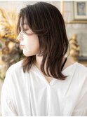 バレイヤージュセンターパートボブレイヤーa北浦和20代30代40代!