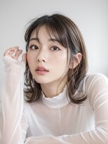 ヴァンクシー バイ ルナ(VANKCY by Luna)&nbsp;クラゲヘアー オリーブグレー 小顔 ココアベージュ 黒髪 登戸