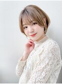 サイドバングで小顔に☆大人ショートボブ [新宿駅/新宿駅南口]