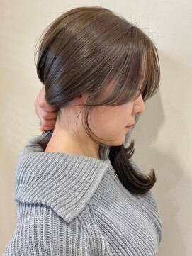 イーストハムネオ(EAST HAM NEO) 顔まわりカット/ミルクティーブラウン