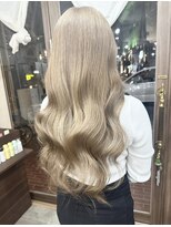 ココテラス(coco terrace)&nbsp;ブリーチカラー/ケアブリーチ/髪質改善/ミルクティーベージュ