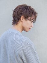 【メンズstyle】ベリーショートニュアンスパーマグレーベージュ