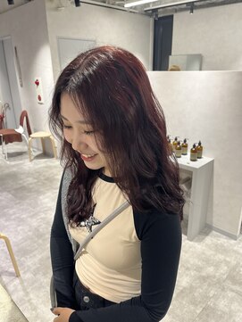 リアン バイ キートス(Lien by kiitos) ボルドーカラー/秋カラー/秋髪