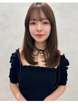 エジョン 幡ヶ谷店(Aejon)&nbsp;イメチェン/似合わせカット/フルバング/レッドブラウン/新宿