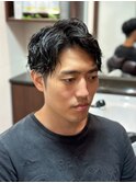 スパイラル/メンズパーマ/束感/ツーブロック/理容室