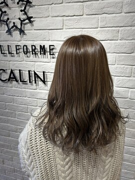 ヘア スパ ビューティー エールフォルム(HAIR SPA BEAUTY YELLFORME) ハイライト×グレーベージュ