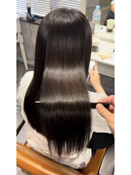 ナナシ(nanac) 髪質改善縮毛矯正＋ナチュラルブラウン