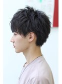 山崎賢人風 フワボサショート