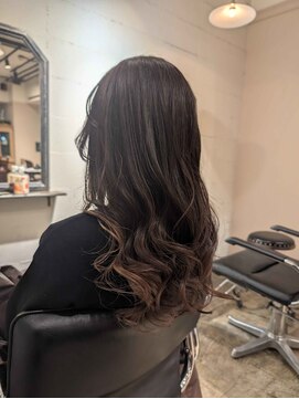 グラス(grass) グラデーションカラー インナーカラー ハイライト ロング