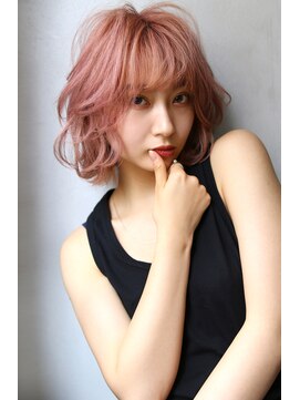 ロゼ 新大宮(ROSE) 【ROSE】ボブ_ミディアム_ピンクカラー
