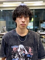 リバティーエー 西大島店(LIBERTY-A)&nbsp;波巻きパーマ/メンズウルフ/ウルフショート