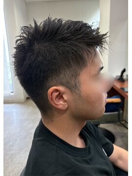 ヘアメイクアクト 都賀店 スパイキーショートスタイル