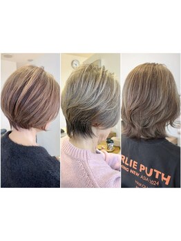 【大人女性に人気の"白髪ぼかし"で自然な仕上がりへ。おしゃれ×上品なスタイルをご提案します。】