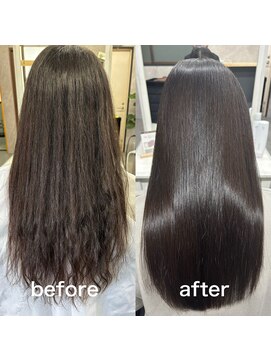 ウル バイ ドット(ulu by dot.) 【かがみ】髪質改善トリートメント+縮毛矯正［町田駅/髪質改善］