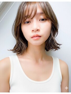 アース 豊橋店(HAIR&MAKE EARTH) 大人可愛いミルクティーベージュ