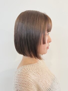 ミルヘアデザイン(mil hair design) 縮毛矯正　質感ストレート　髪質改善カラー　顔まわり　ブリーチ