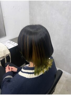 プライズ 所沢プロぺ通り店(prize) インナーカラーウルフブリーチダブルカラー 所沢