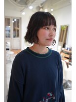 メグリ(meguri)&nbsp;ミディアムボブ　タッセルボブ　ボブパーマ