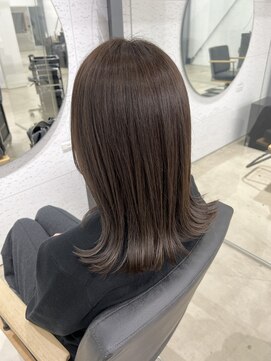 ビーヒアナウ N゜03 金沢駅西店(BE HERE NOW) 髪質改善カラー/グレージュショコラ