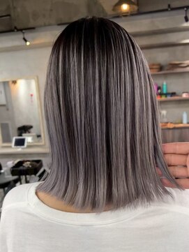 アポロ 横浜駅店(apollo) バレイヤージュ/シャドールーツ/ブリーチカラー/レイヤーカット