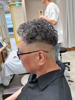 ルースト 南堀江店(ROOST) 刈り上げセンターパート/波巻きツイストスパイラル/南堀江