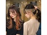 隠せるインナーカラー(ケアブリーチ一回+全体カラー)+TR¥13500