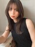 【白髪染め】カット＋ナチュラルカラー＋内部補修トリートメント￥7900