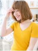 *mod's越谷*外国人風カラー★前下がりガーリーボブa