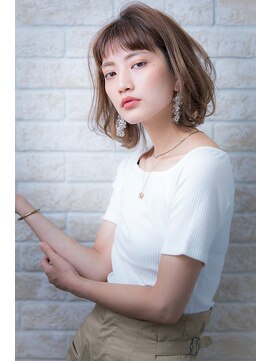ヘアーアートシフォン 池袋西口店(Hair art chiffon) くびれセミディ大人かわいいエッジショートセンシュアルショート