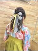 ハーフアップ