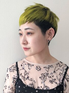 ダブ アオヤマ(DaB AOYAMA) ベリーショート☆ライムグリーン