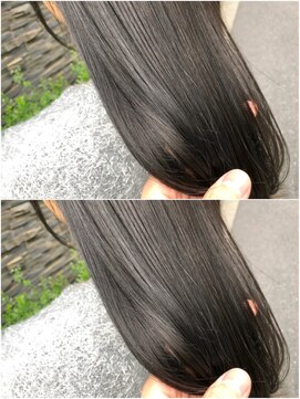 フィン(FiN by allure) 浦前ツバサ/モノクロムアッシュ外国人風透け髪透明感