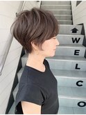 【山口圭亮】大人ショート/シナモンベージュ