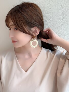 アフロート ディル(AFLOAT D'L) ☆小顔面長丸顔オルチャンヨシンモリミディアム前髪ありなし