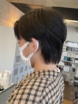 バイフィフス 原宿/表参道(by fifth)&nbsp;センターパートウルフ/マッシュウルフ/韓国ヘア