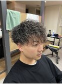 マッシュ×メッシュ×ツイストスパイラルパーマ