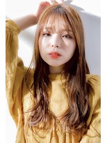 リノナ(Linona)&nbsp;ロングレイヤー 前髪あり ヴェールカラーベージュ【LINONA】