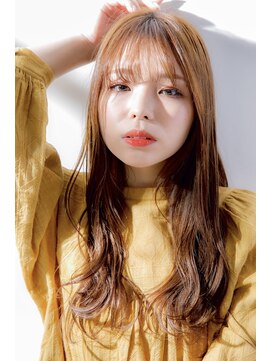 リノナ(Linona) ロングレイヤー 前髪あり ヴェールカラーベージュ【LINONA】