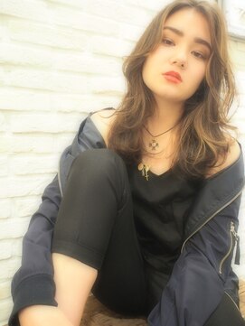 メルジーナ 浜松(MELGINA) 【MELGINA】シルキーベージュハイライト×レイヤーロング