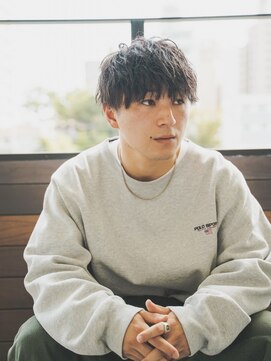 ディア 藤沢(diar) 藤沢ツーブロック刈り上げナチュラル束感ショートパーマ