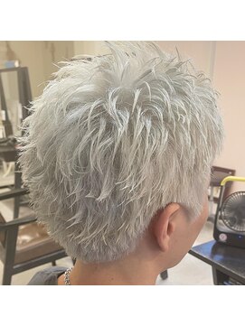 シリー(SILLY) ホワイトシルバースパイキーショート